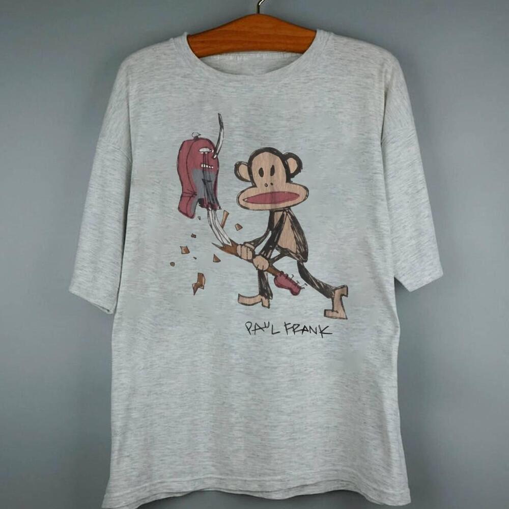 Style Paul Frank With Guitar Ash Grey Unisex T-Shirt